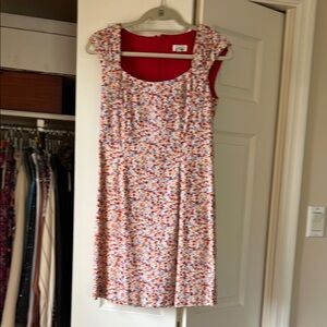 Colorful Floral Sleeveless Dress